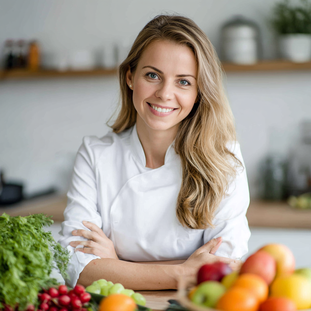 Nutriční specialista při konzultaci